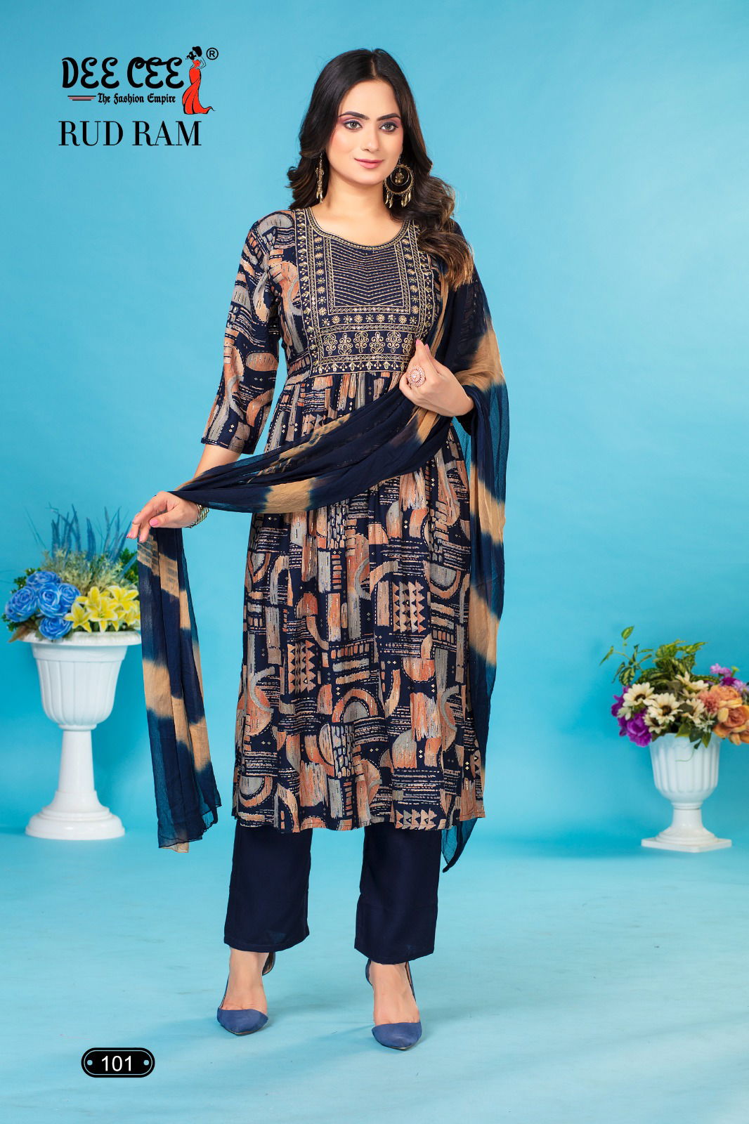 Rud Ram By Deecee Rayon Foil Printed Kurtis Wholesale Clothing Suppliers In India
